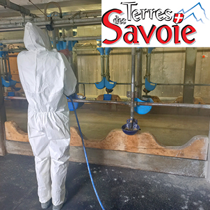 C’est la période pour désinfecter et blanchir les bâtiments d’élevage